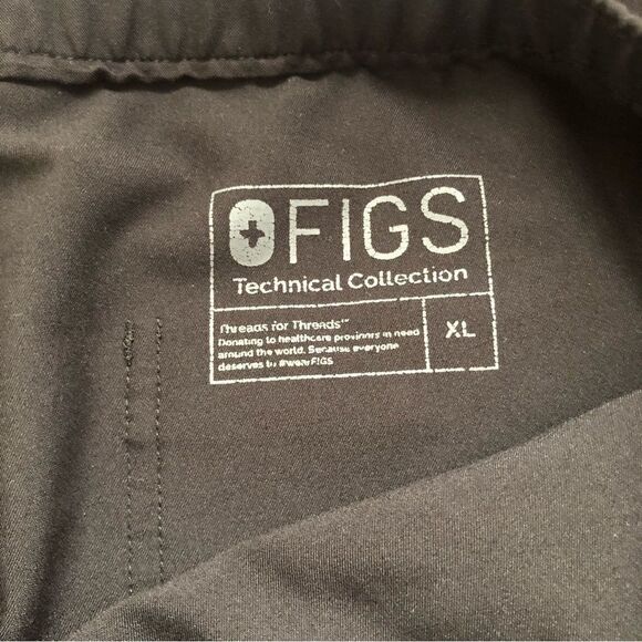 Figs Technical Collection Cairo Cargo Scrub Black Size XL Reg Length - Picture 9 of 14